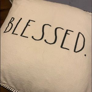 Rae Dunn “Blessed” Pillow